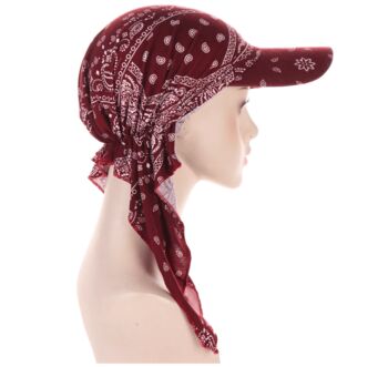 Chemo Headwear Beanie Hat Cap With Headscarf, 3 of 9