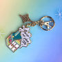 There's No Place Like Home Rainbow Keyring, thumbnail 2 of 9