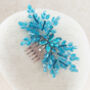 Blue Bow Crystal Headpiece, thumbnail 4 of 5