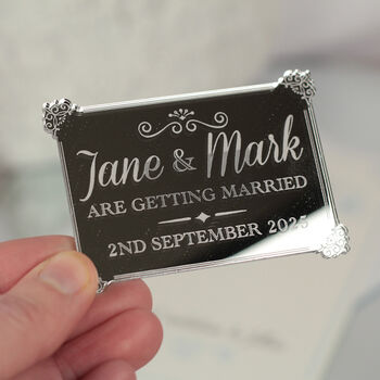 Elegance Wedding Save The Date Magnets And Cards, 3 of 7