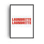 Laundrette Giclée Retro Art Print, thumbnail 1 of 2