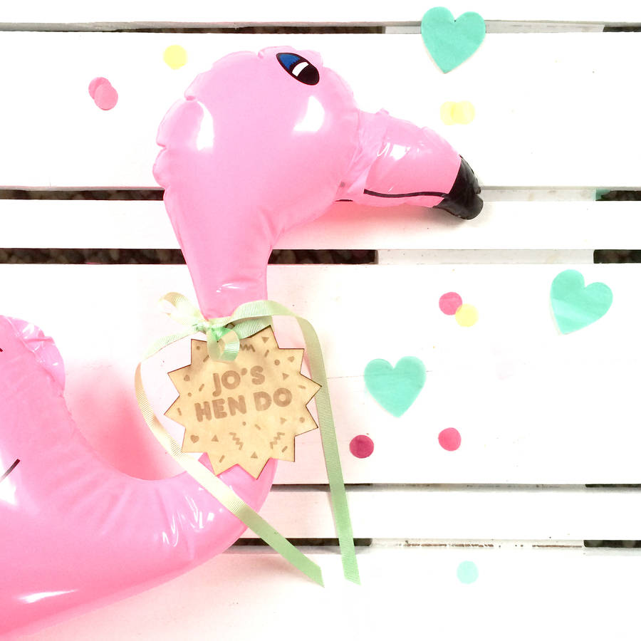Tropical Party Inflatable Pink Flamingo By Postbox Party