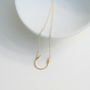 Sterling Silver Horseshoe Necklace, thumbnail 2 of 5