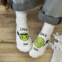 Love Personalised Tennis Snug Socks, thumbnail 1 of 7