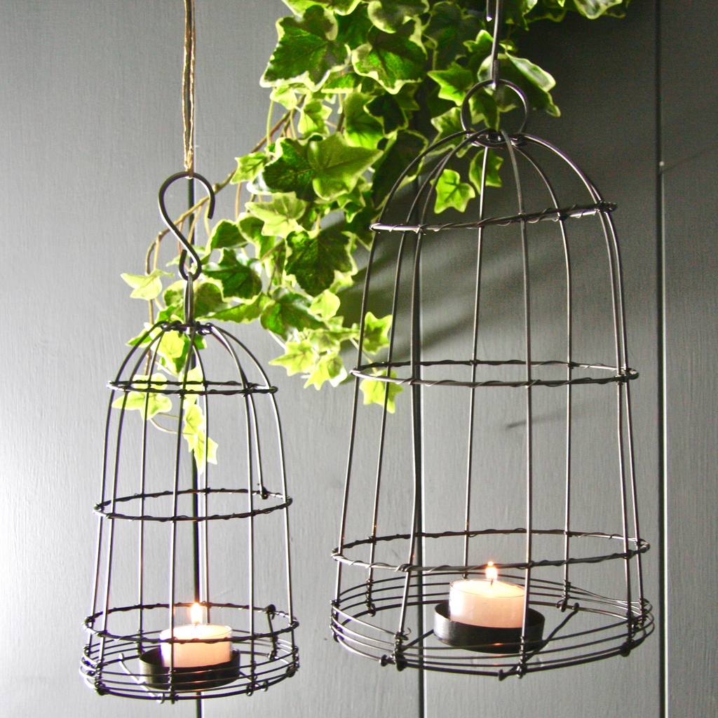 Set Of Two Birdcage Lanterns By London Garden Trading ...