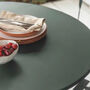 Large Bistro Set In Soft Or Forest Green, thumbnail 5 of 5