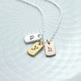 Personalised Family Initials Charms Necklace, thumbnail 5 of 7