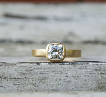 One.5ct Cushion Cut Engagement Ring, 4 of 4