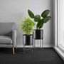 Plant Stand Pot Indoor Outdoor Metal Stands Set Of Two, thumbnail 1 of 12