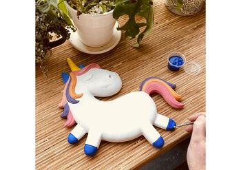 Paint Your Own Ceramic Unicorn Wall Hanger, 3 of 4