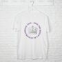 Queen's Platinum Jubilee Silver Crown Adult T Shirt, thumbnail 1 of 3