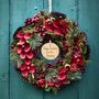 Luxe Christmas Door Wreath, thumbnail 1 of 6