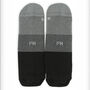 Dual Black Luxury Walking Men's Socks Three Pair Bundle, thumbnail 2 of 4