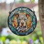 Staffie Grey Memorial Suncatcher, thumbnail 2 of 6