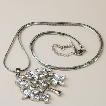 Sparkly Tree Pendant Necklace, 5 of 5