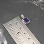 Amethyst Pendant Necklace: February Birthday, thumbnail 6 of 6