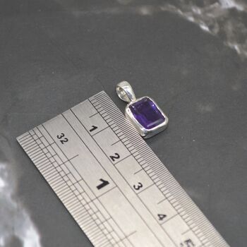 Amethyst Pendant Necklace: February Birthday, 6 of 6