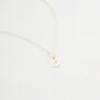 Tiny Personalised Disc 'Initial' Necklace, thumbnail 3 of 11