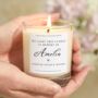 Memorial Candle, In Loving Memory Personalised Gift, thumbnail 1 of 8