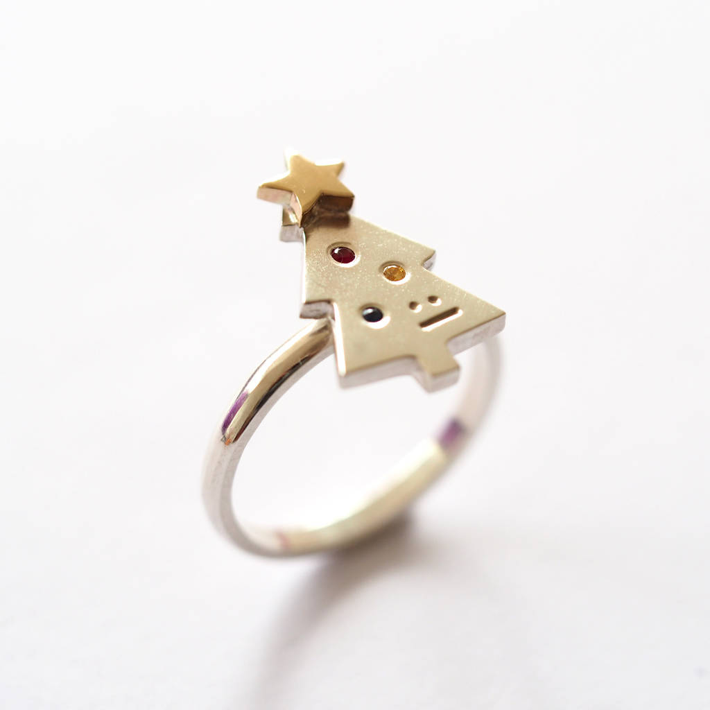 christmas tree ring by rock cakes