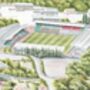 Harlequins The Stoop Stadium Art Print, thumbnail 2 of 2