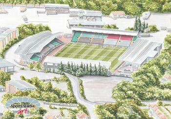 Harlequins The Stoop Stadium Art Print, 2 of 2