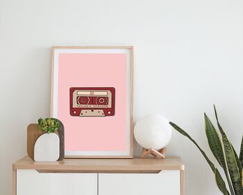 Taylor Swift Red Inspired Cassette Print, 3 of 5