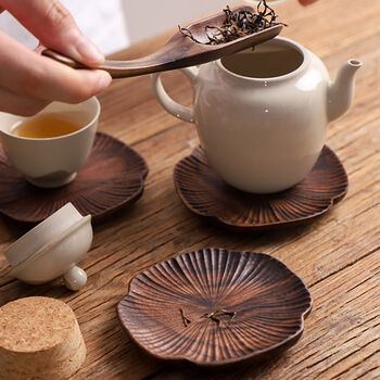 Wood Coaster Set Of Two The Lucky Clover, 2 of 6