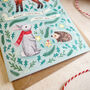 Forest Animals Christmas Pack Of Four Cards, thumbnail 5 of 6