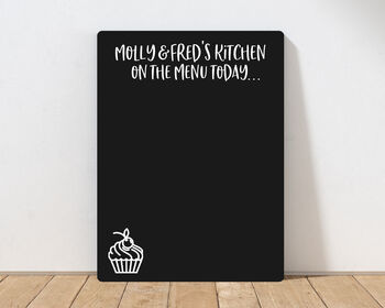 Personalised Play Kitchen Menu Chalkboard, 5 of 5