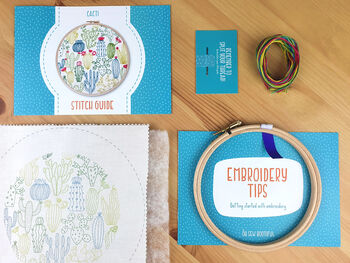 Cactus Embroidery Kit, 4 of 6