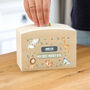 Personalised Money Box With Jungle Animals, thumbnail 2 of 5