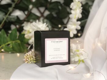 Evening Jasmine Natural Wax Candle Hand Poured, 2 of 3