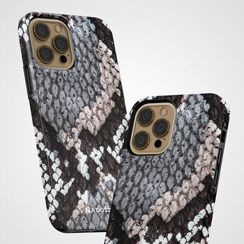 Python Snakeskin Texture Tough Case For iPhone, 3 of 4