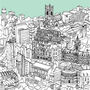 Personalised Manchester Graduation Gift Print, thumbnail 2 of 9