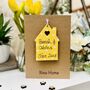 Personalised New Home House Wooden Keepsake Card, thumbnail 1 of 8