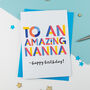 Amazing Nanna Personalised Card, thumbnail 1 of 2