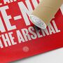 Arsenal 'One Nil' Football Song Print, thumbnail 3 of 3