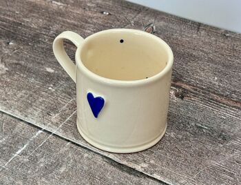 Blue Heart Mug, 150ml, 2 of 3
