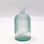 Recycled Glass Patterned Bottle Vase In Eight Colours, thumbnail 3 of 9
