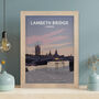 Lambeth Bridge London Framed Print, thumbnail 2 of 6