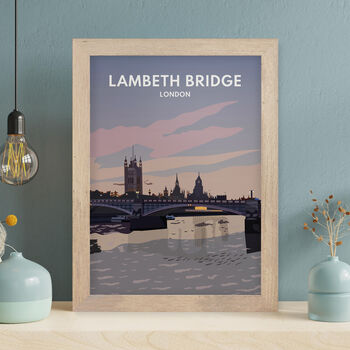 Lambeth Bridge London Framed Print, 2 of 6