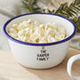 Personalised Family Enamel Bowl, thumbnail 1 of 4