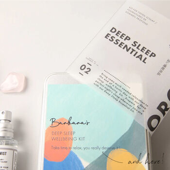Personalised Deep Sleep Letterbox Pamper Kit, 3 of 3