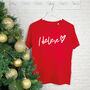 I Believe Women's Christmas T Shirt, thumbnail 3 of 5
