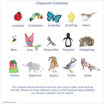 Personalised Classroom Creatures Vase, 2 of 4