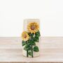 Ceramic 3D Sunflower Vase – Mother’s Day Gift, 21.5cm, thumbnail 1 of 4