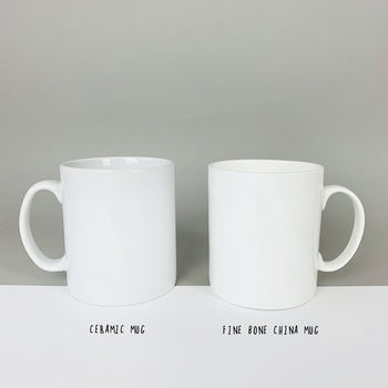 Just As You Are, Personalised Anniversary Mug, 2 of 2
