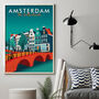 Amsterdam Art Print, thumbnail 4 of 4