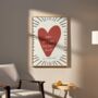 Personalised Name Print | You Make My Heart Burst, thumbnail 3 of 5